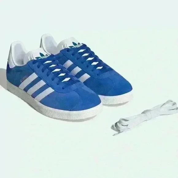 Brand new adidas Gazelle 85 Royal Blue White Size 10 1/2 - Picture 1 of 10